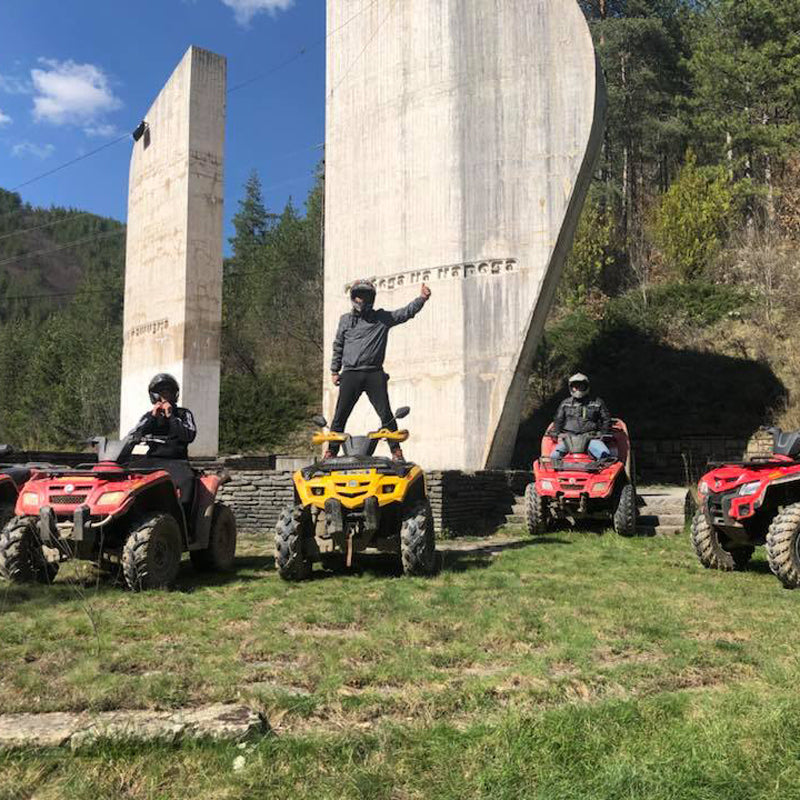 Adventure with an ATV. Novi Iskar