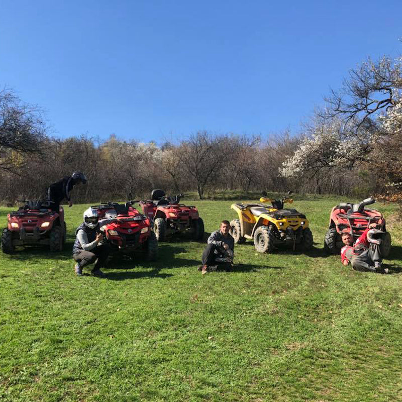 Adventure with an ATV. Novi Iskar