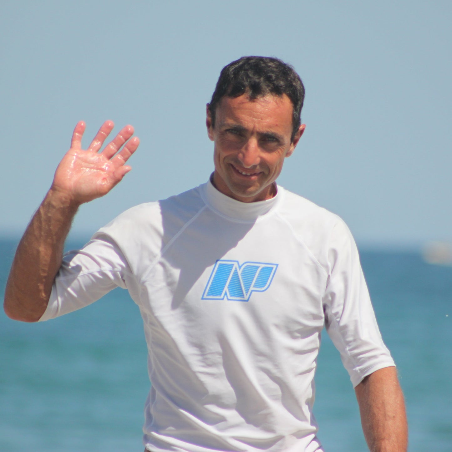 Romance for two on board of a sailing catamaran