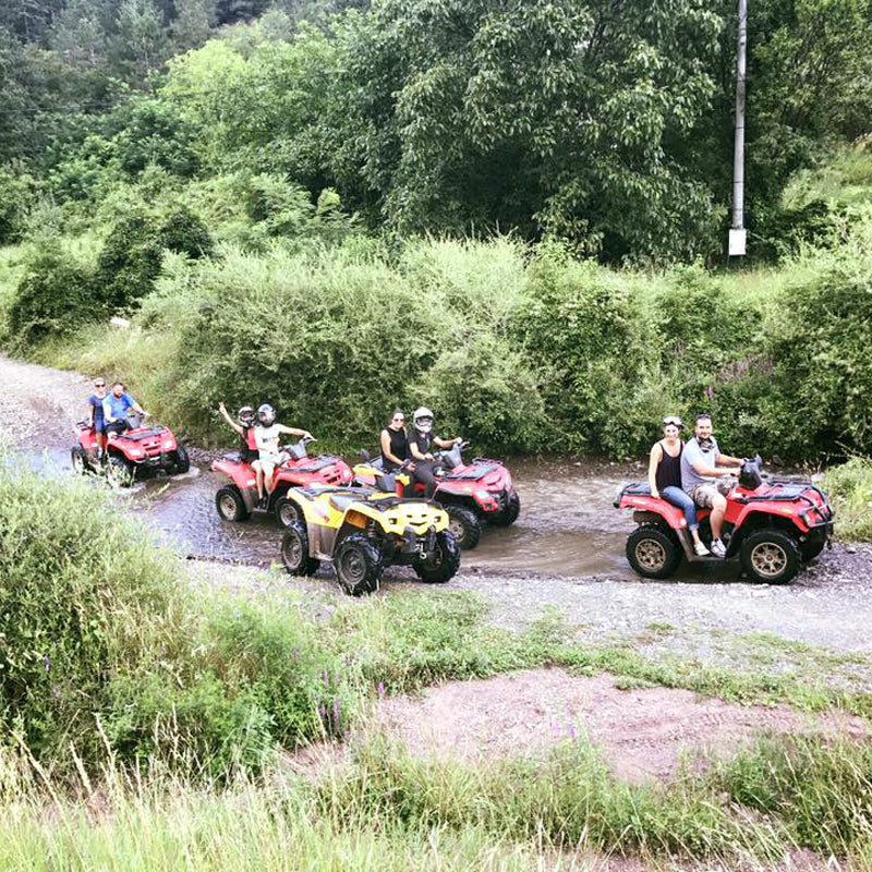 Adventure with an ATV. Novi Iskar