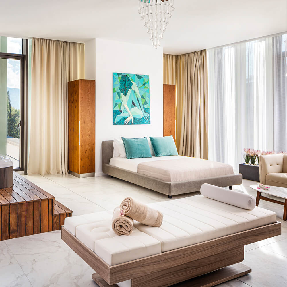 SPA apartment for up to four people - The oasis of tranquility together with the Thermal and Aqua zones made for rejuvenating your 5 senses