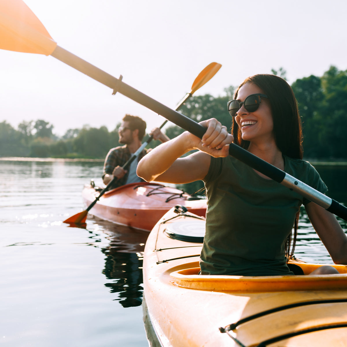 Sea tour by kayak or paddle board for two