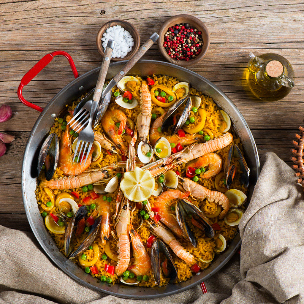 испанско ястие приготвено на кулинарния курс за Испанска кухня