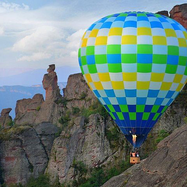 VIP Hot Air Balloon free flight over the Belogradchik fortress for two