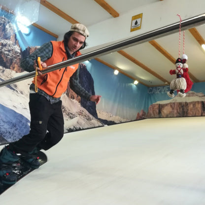 An intensive snowboard training in the summer!