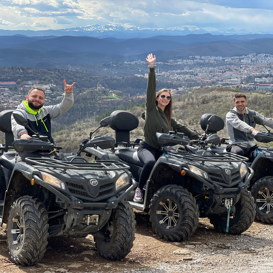 Off-road adventure with CF Moto 450cc. Veliko Tarnovo and Arbanassi