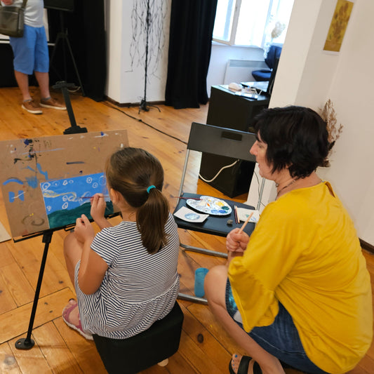 Paint like the greatest. Art class and theatrical performance for children