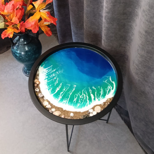 Table decoration workshop with epoxy resin