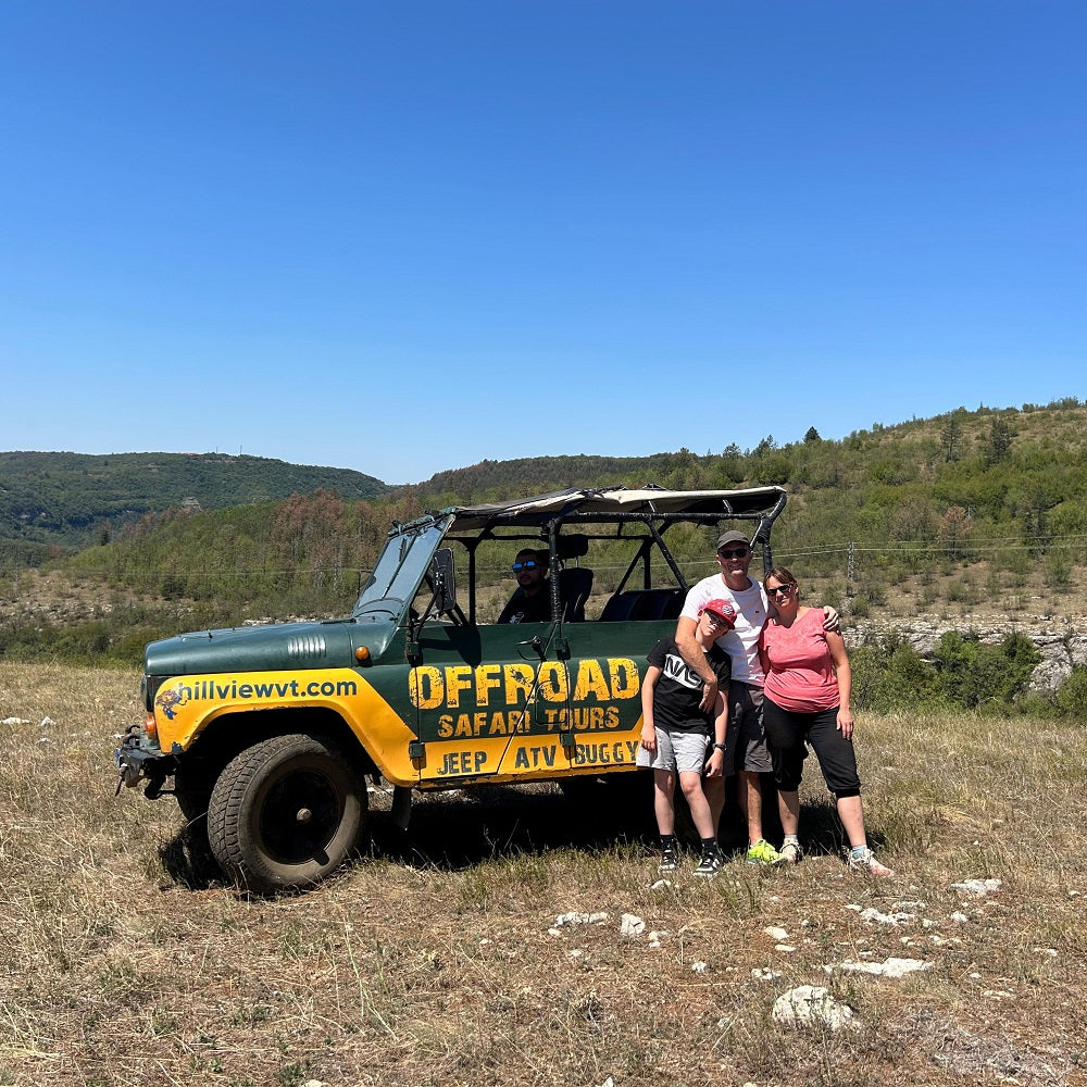 Offroad authentic Russian military jeep. Veliko Tarnovo and Arbanassi