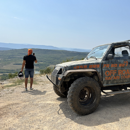 Off-road driving of modified Daihatsu Jeep! Veliko Tarnovo and Arbanassi