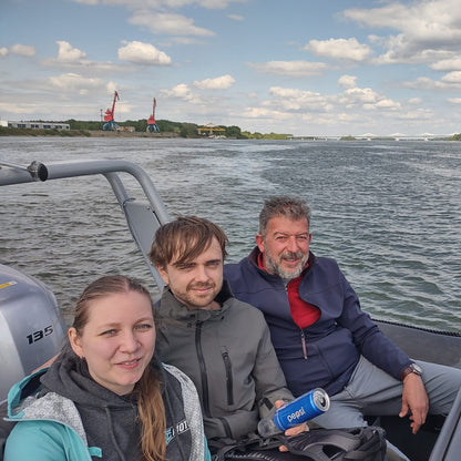 Speedboat trip along the Danube River in the region of Vidin