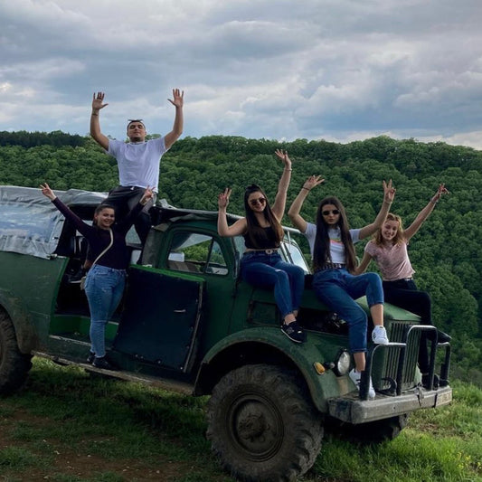 Exclusive tour with a specially modified gaz - 63 off-road bus. veliko tarnovo and arbanassi