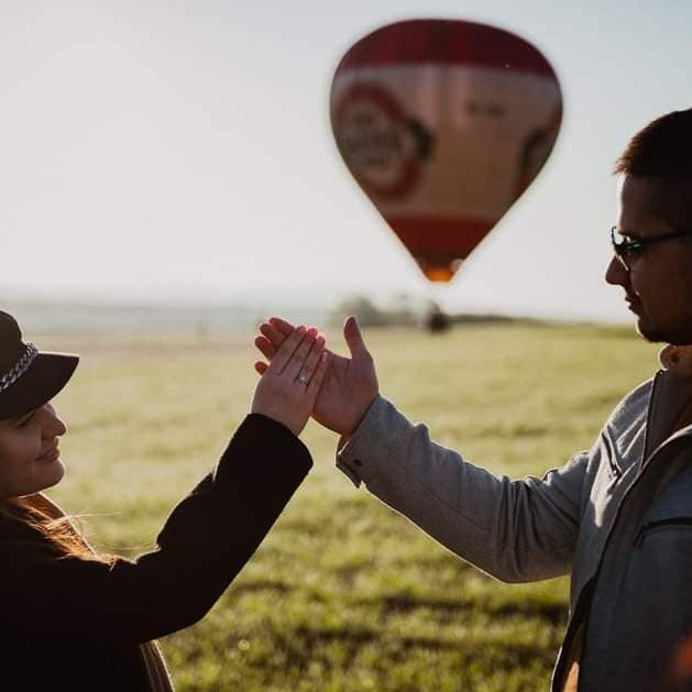 Panoramic balloon ascent and HD camera shooting