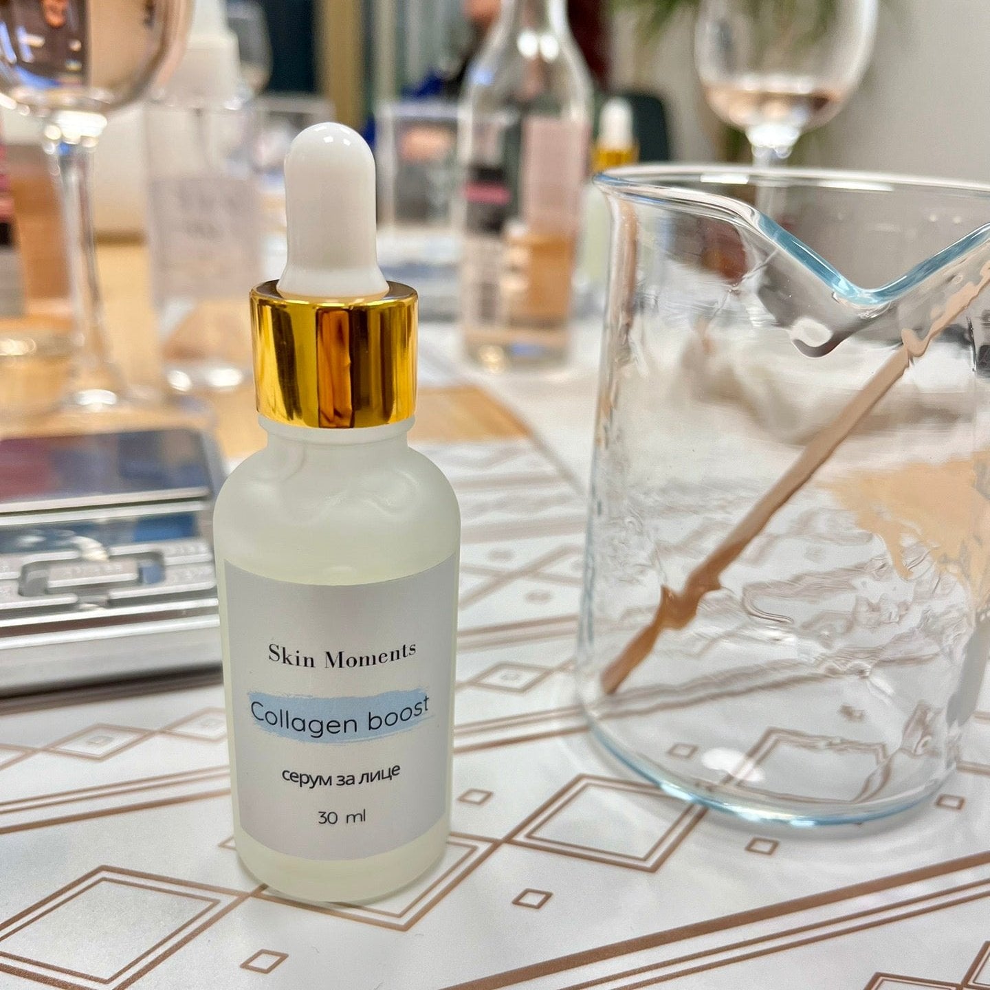 Cosmetic workshop. Create your own sea collagen serum