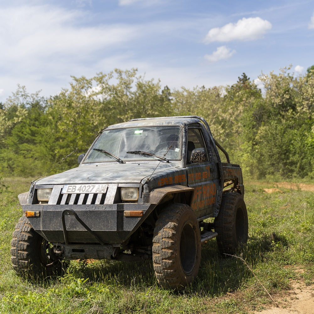 Off-road driving of modified Daihatsu Jeep! Veliko Tarnovo and Arbanassi