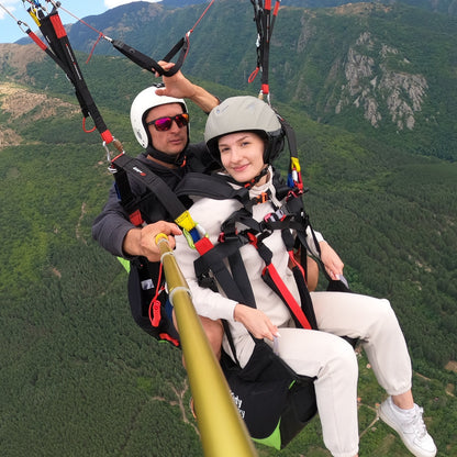 Paraglider flight over Stara planina for two