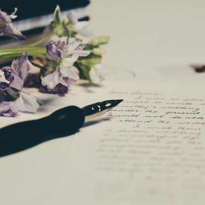 The Art of the Love Letter. Wine and Calligraphy