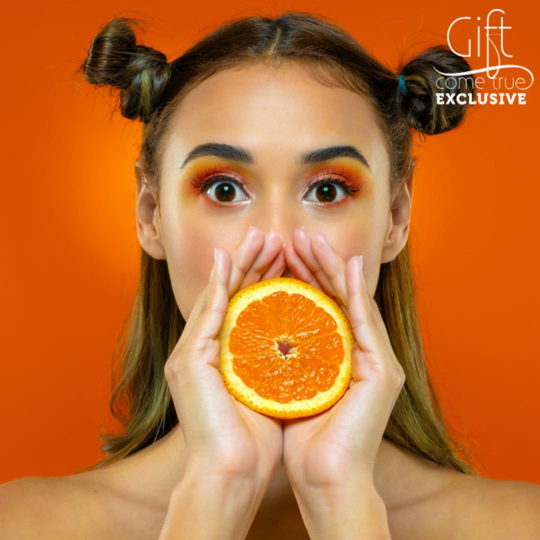 Facial detox therapy with red orange and Gua Sha massage