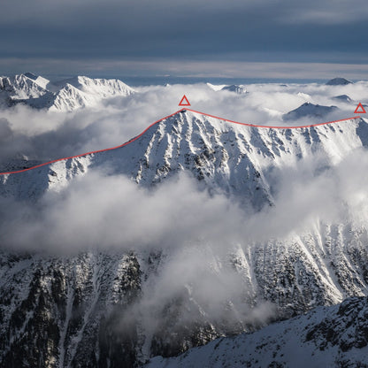 Winter alpinism for beginners. Northern ridge of Todorka