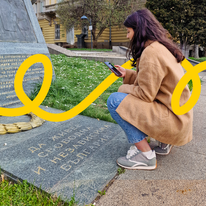 Team journey through Sofia’s past. A city quest