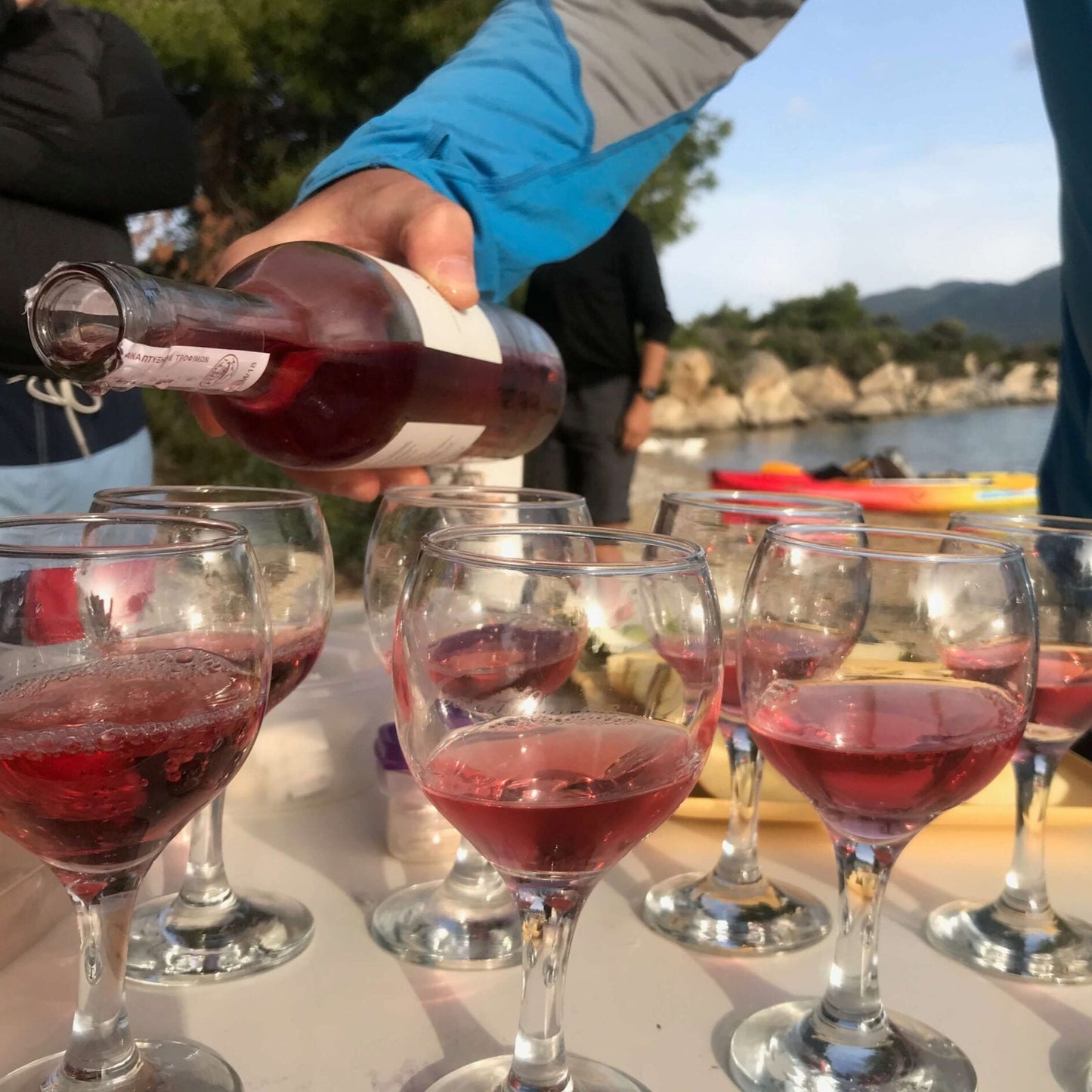 Wine tasting kayak tour for two. Immerse yourself in the beauty of Vourvourou and Diaporos island. Greece