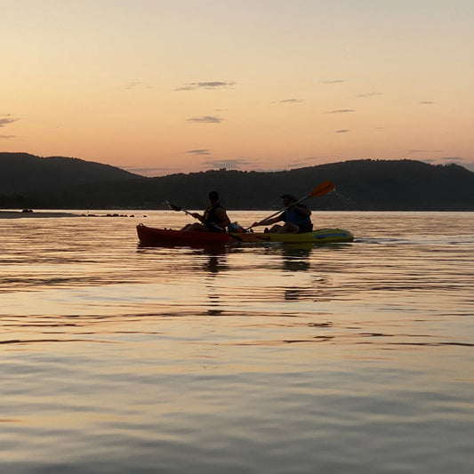 The magic at sunset - sunset kayak tour around the beautiful Vourvourou. Greece