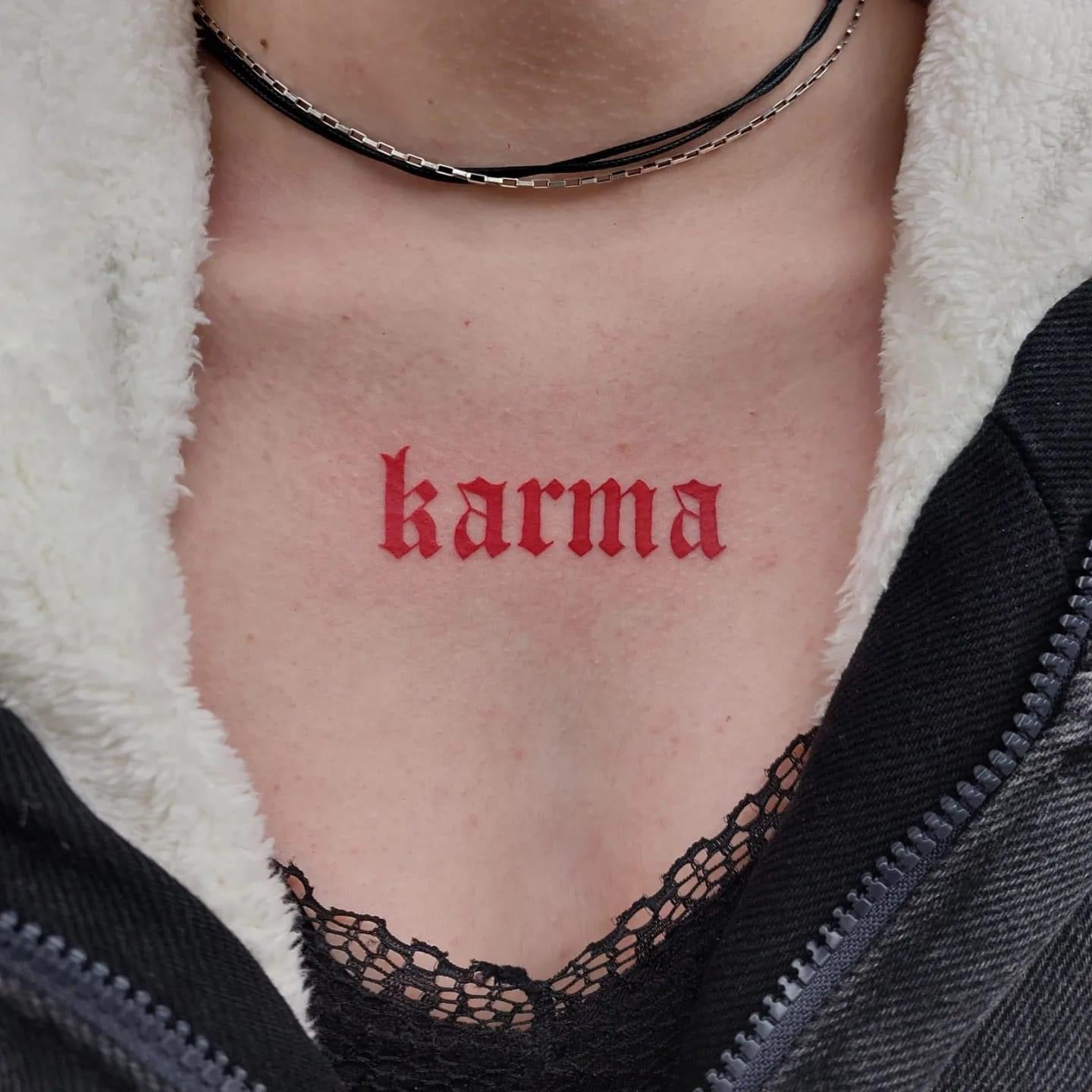 Voucher for a personalized tattoo