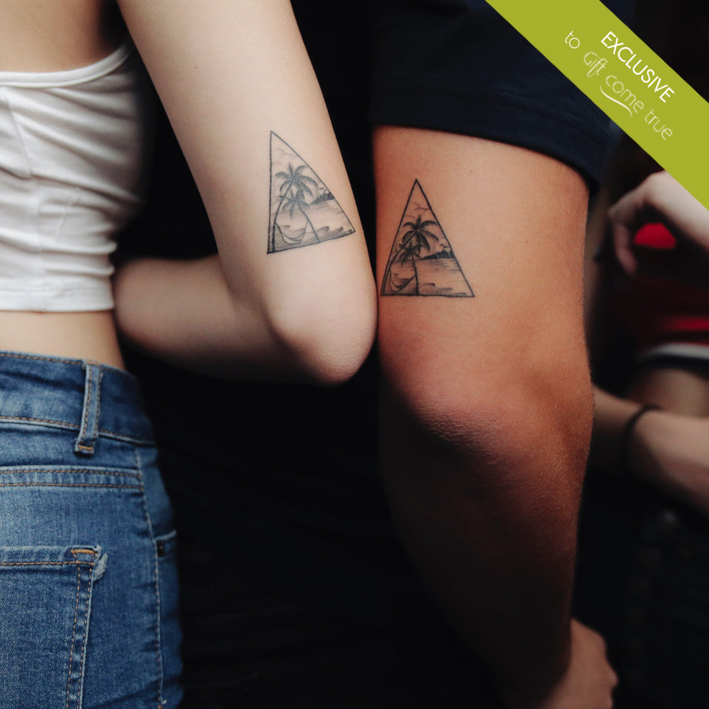 Voucher for matching tattoos for two with personalized design
