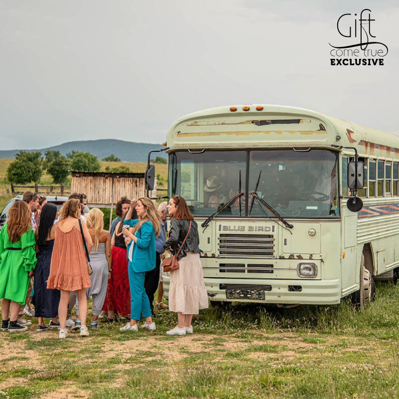 Learn to Drive american Army bus BlueBird