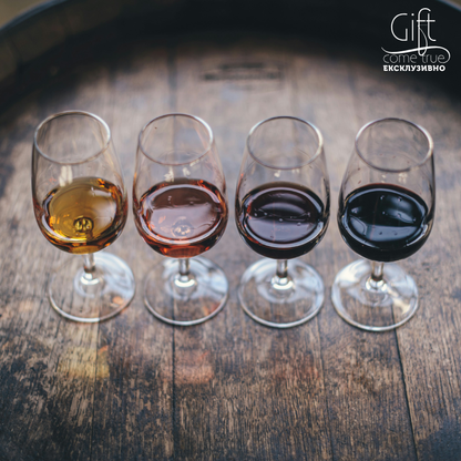 A surprise tasting of five different wines. Sofia 