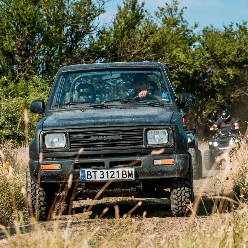 Offroad adventure with jeep. Veliko Tarnovo and Arbanassi