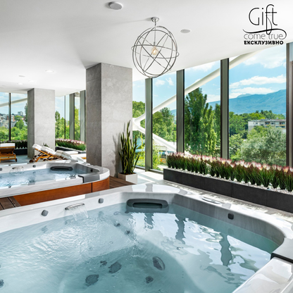 Feel regenerated in the Thermal and Aqua zone in the most modern SPA center in Bulgaria. Three hours in a state of absolute pleasure