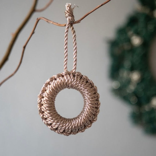 Macrame Christmas ornaments