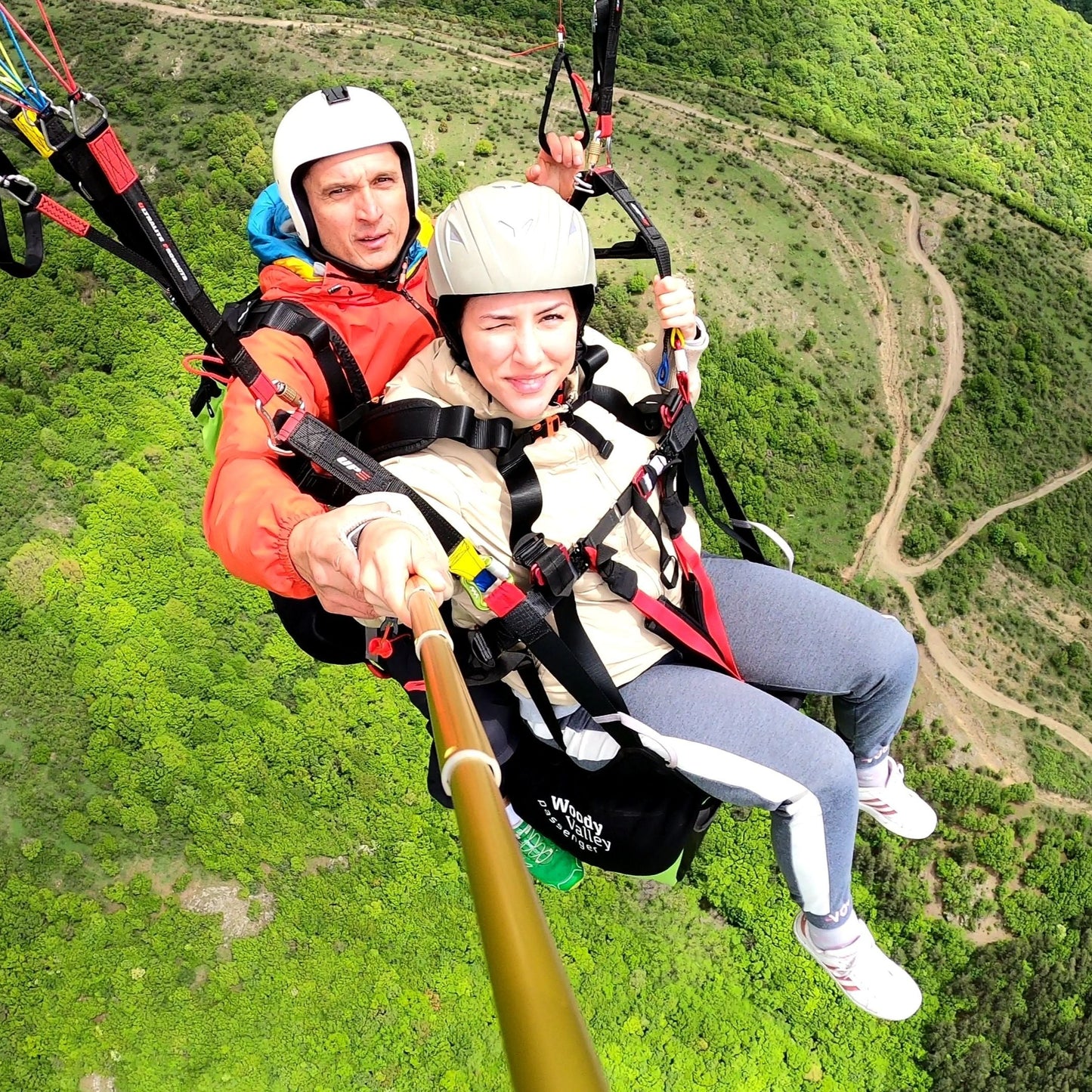 A combo hike and fly day - hiking and paraglider flight above Stara planina