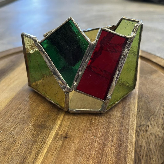 Stained glass workshop - Tiffany technique candle holder
