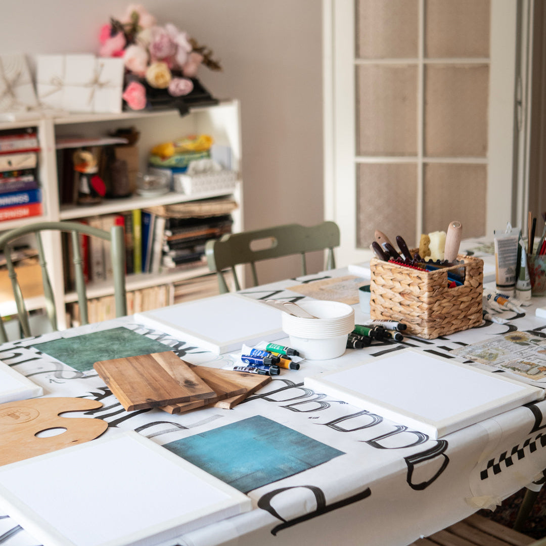 Textured art workshop in Sofia