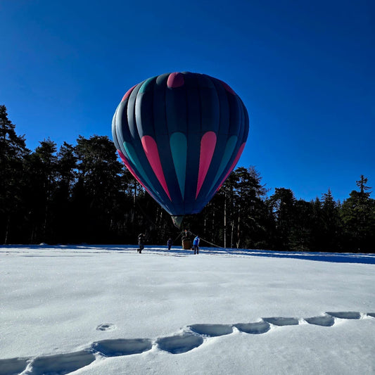 Panoramic balloon ascent in Borovets