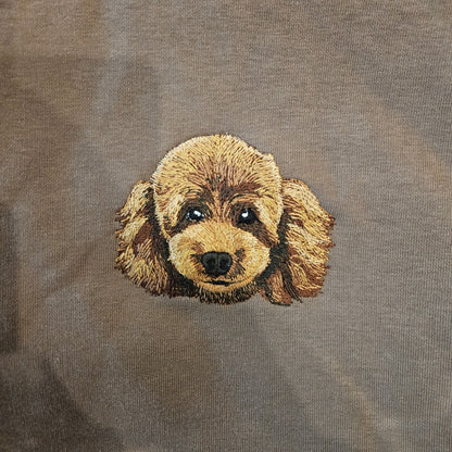 Emotion in Embroidery – Car or Pet on a Hoodie or as a Framed Artwork