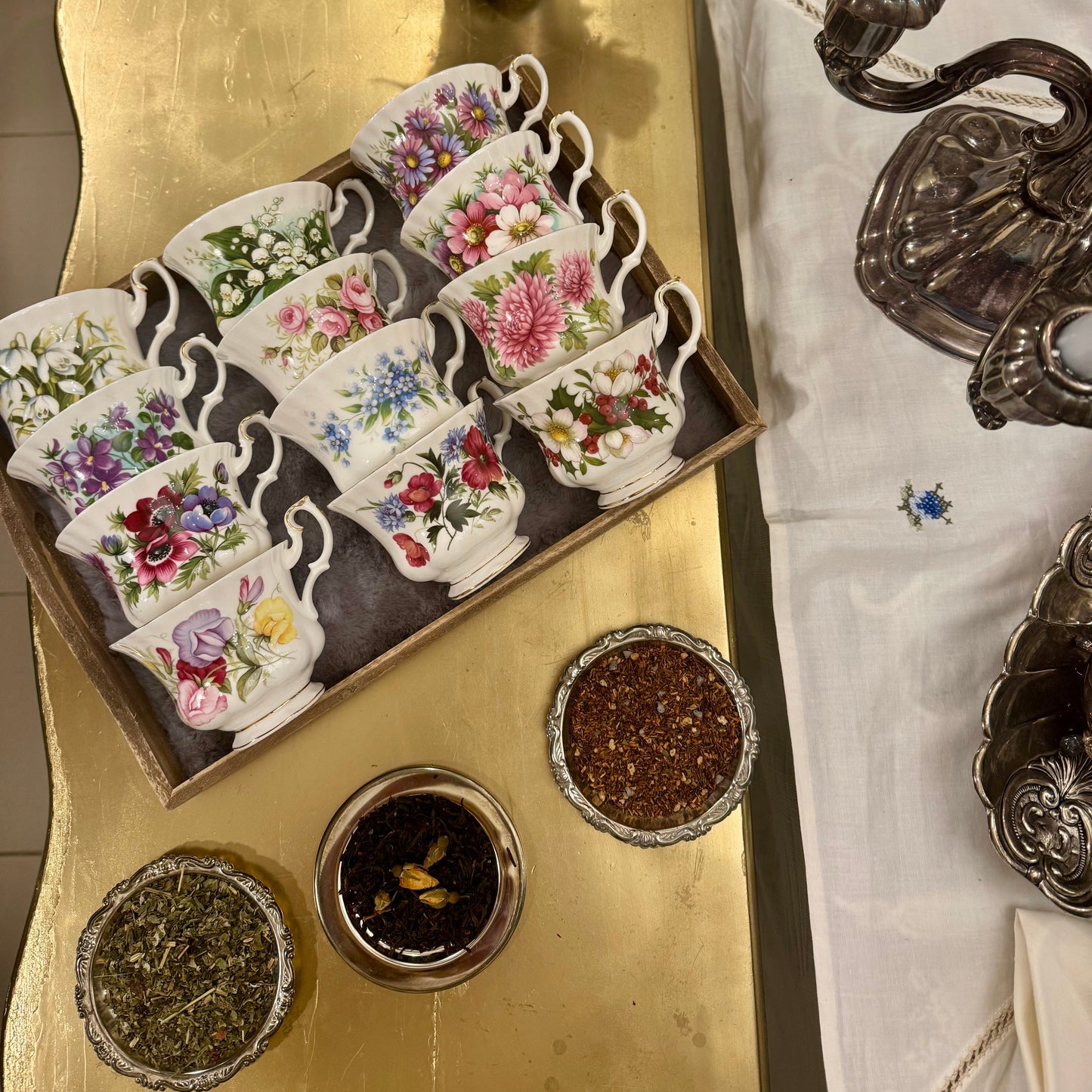 A high tea afternoon ceremony