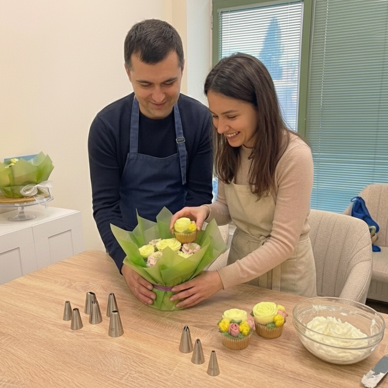 Create a sweet cupcake bouquet - creative workshop