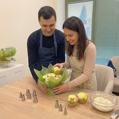 Create a sweet cupcake bouquet - creative workshop