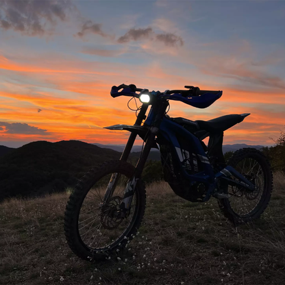 Off-road emotions in nature with an electric motorbike