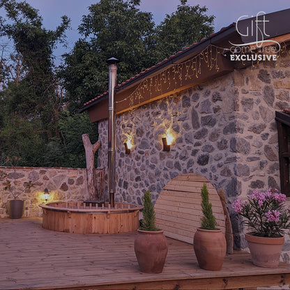 SPA retreat in Etno Luks for two. Tranquility, wellness and delicious food in Macedonia