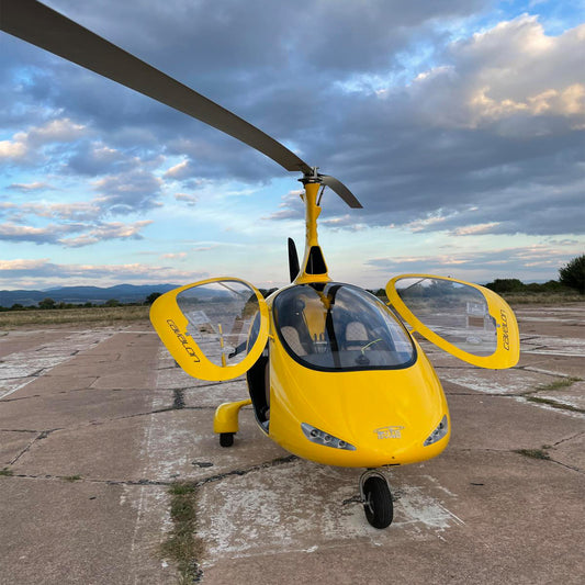Gyrocopter flight over Iskar Gorge