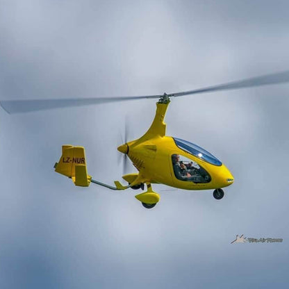 Gyrocopter flight over Iskar Gorge