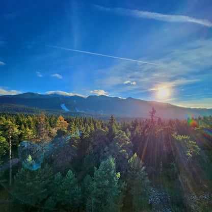 Panoramic balloon ascent in Borovets