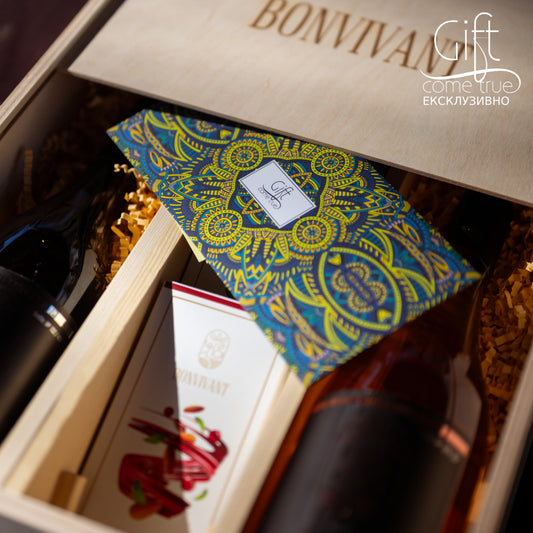 Gift with taste and emotion. An Elegant Pairing of Wine and Chocolate