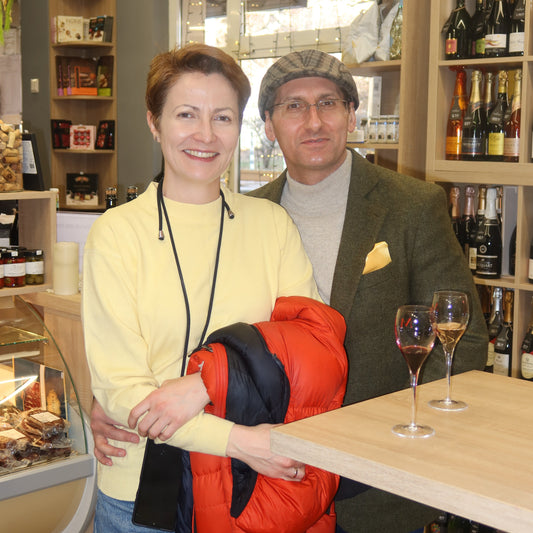 A surprise tasting of five different wines. Sofia