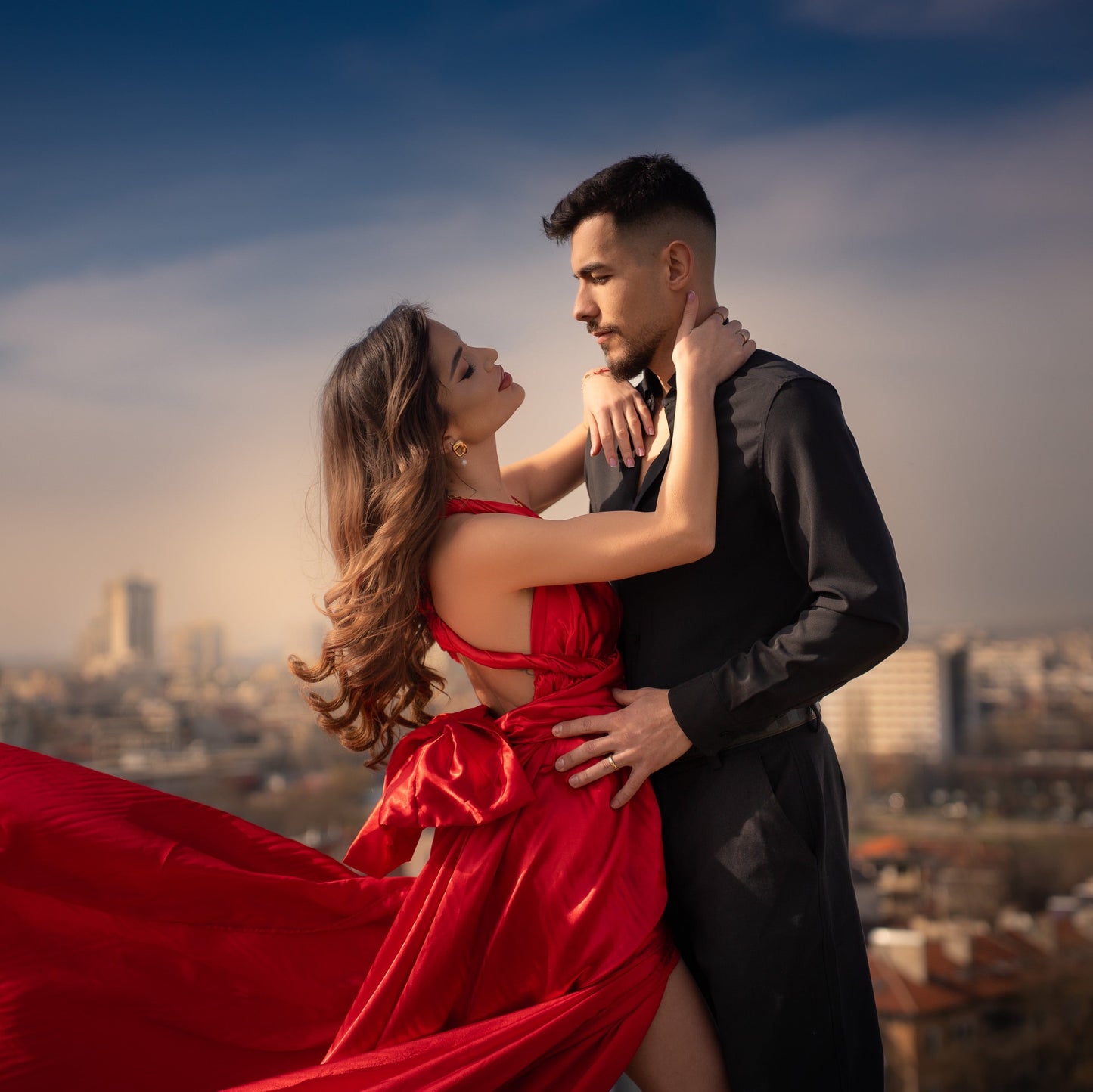 A Fairytale Flying Dress Photoshoot in the Heart of Plovdiv