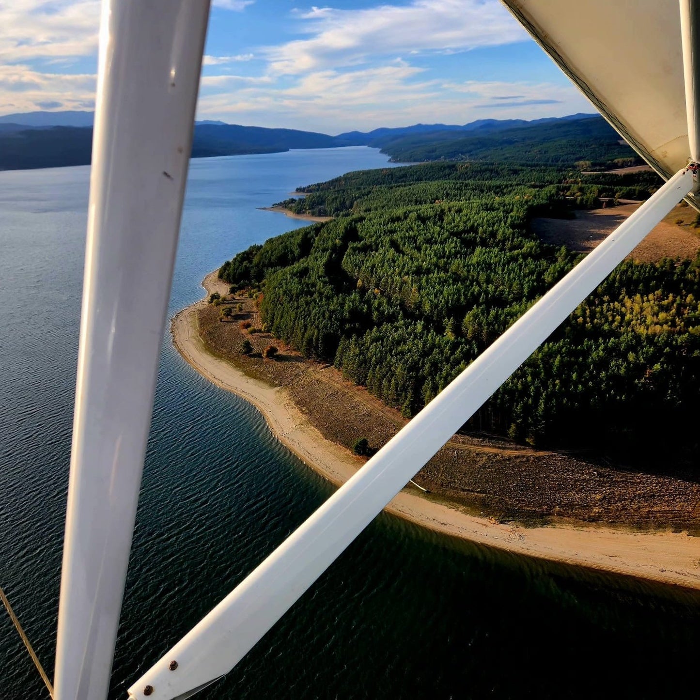 Air and water adventure. Hop on a flying boat over Iskar dam